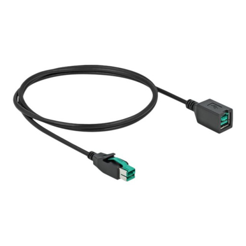 DeLOCK Delock - PoweredUSB förlängningskabel - USB PlusPower (12 V) till USB PlusPower (12 V) - 1 m