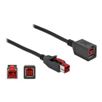 Produktbild för Delock - PoweredUSB förlängningskabel - USB PlusPower (24 V) till USB PlusPower (24 V) - 2 m