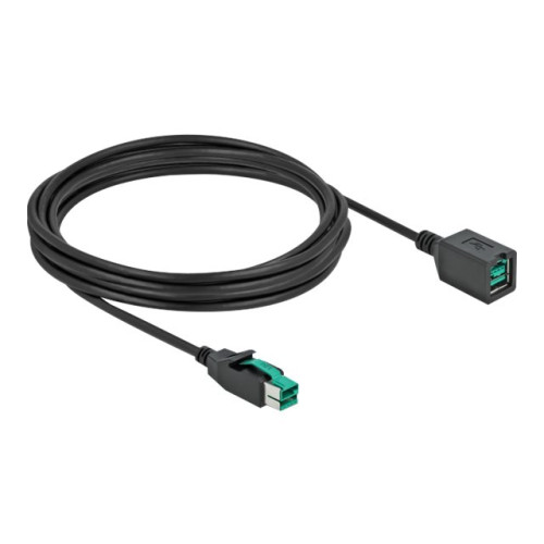 DeLOCK Delock - PoweredUSB förlängningskabel - USB PlusPower (12 V) till USB PlusPower (12 V) - 4 m