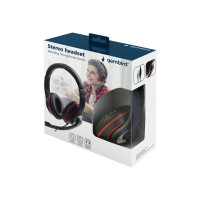 Produktbild för Gembird MHS-03-BKRD - headset - 3,5 mm kontakt
