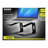 Produktbild för PORT Connect ERGONOMIC NOTEBOOK STAND - ställ för bärbar dator
