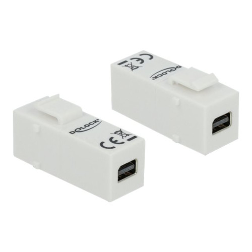 DeLOCK - DisplayPort-adapter - Mini DisplayPort till Mini DisplayPort - Adaptrar & Hubbar