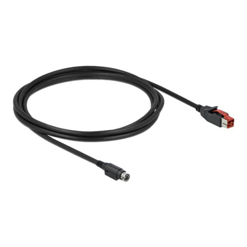 DeLOCK Delock - USB-kabel med egen strömförsörjning - USB PlusPower (24 V) till Ström mini-DiN - 2 m