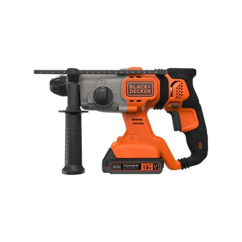 Black & Decker BLACK+DECKER BCD900E2K - roterande hammare - sladdlös - 2 batterier
