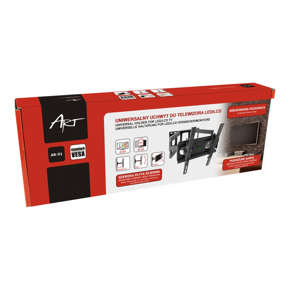Produktbild för ART AR-51 konsol - för platt panel - svart