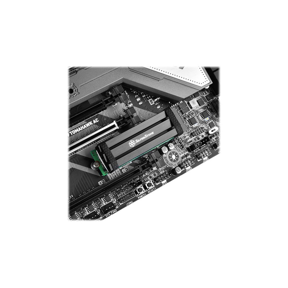 Produktbild för SilverStone TP02-M2 - kylfläns för halvledarenhet
