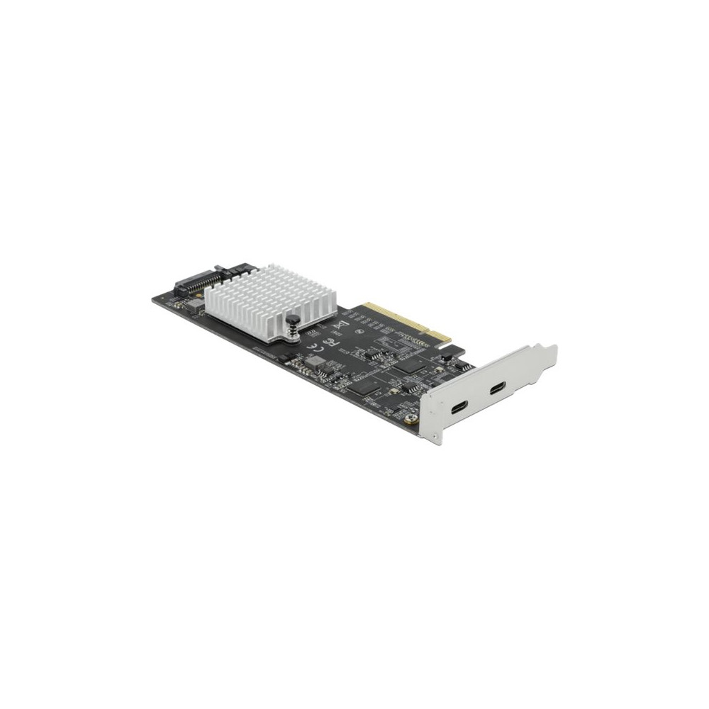 Produktbild för Delock - USB-adapter - PCIe 2.0 x8 - USB-C 3.2 Gen 2x2 x 2