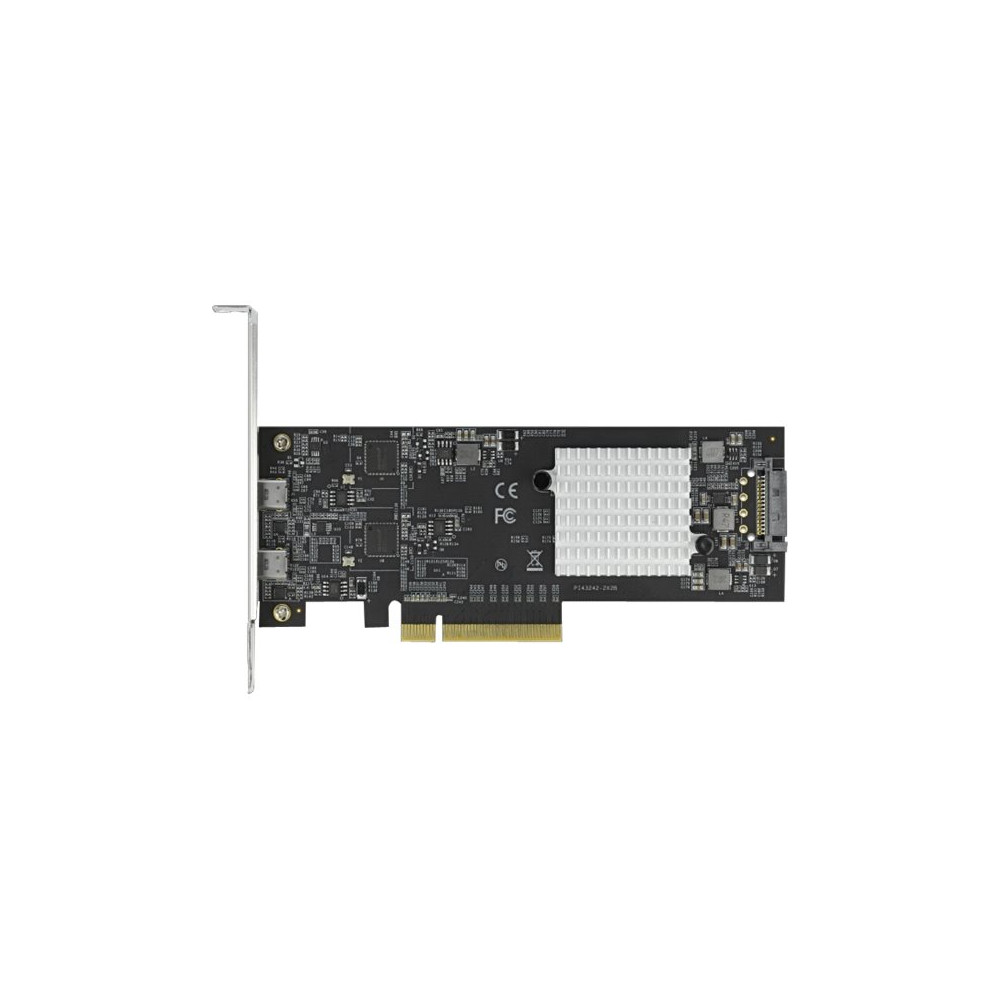 Produktbild för Delock - USB-adapter - PCIe 2.0 x8 - USB-C 3.2 Gen 2x2 x 2