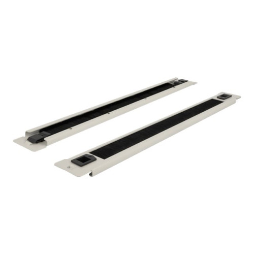 DeLOCK Delock Cable Management Brush Strip - kabelhanteringspanel med borste för rack - 1U - 19"