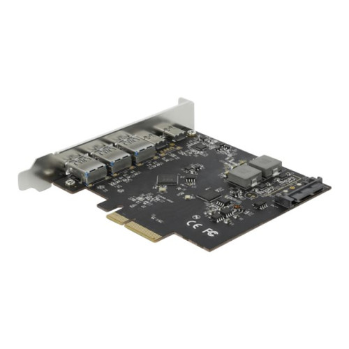 DeLOCK Delock - USB-adapter - PCIe 3.0 x4 - USB-C 3.2 Gen 2 x 2 + USB 3.2 Gen 2 x 3