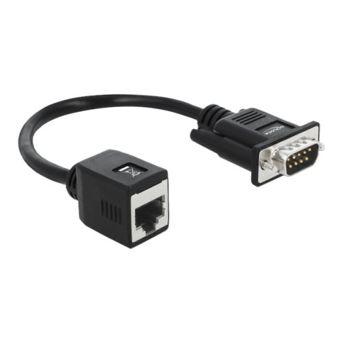 DeLOCK Delock - seriell adapter - DB-9 till RJ-45 - 20 cm
