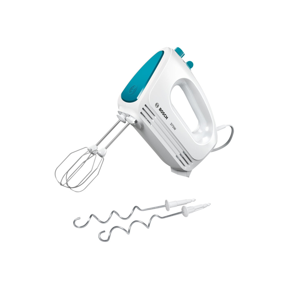 Produktbild för Bosch CleverMixx MFQ2210D - handmixer - vit/dynamisk blå