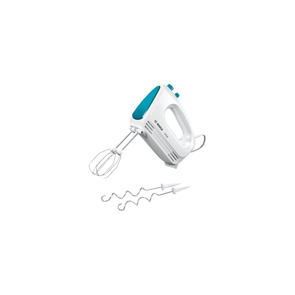 Produktbild för Bosch CleverMixx MFQ2210D - handmixer - vit/dynamisk blå