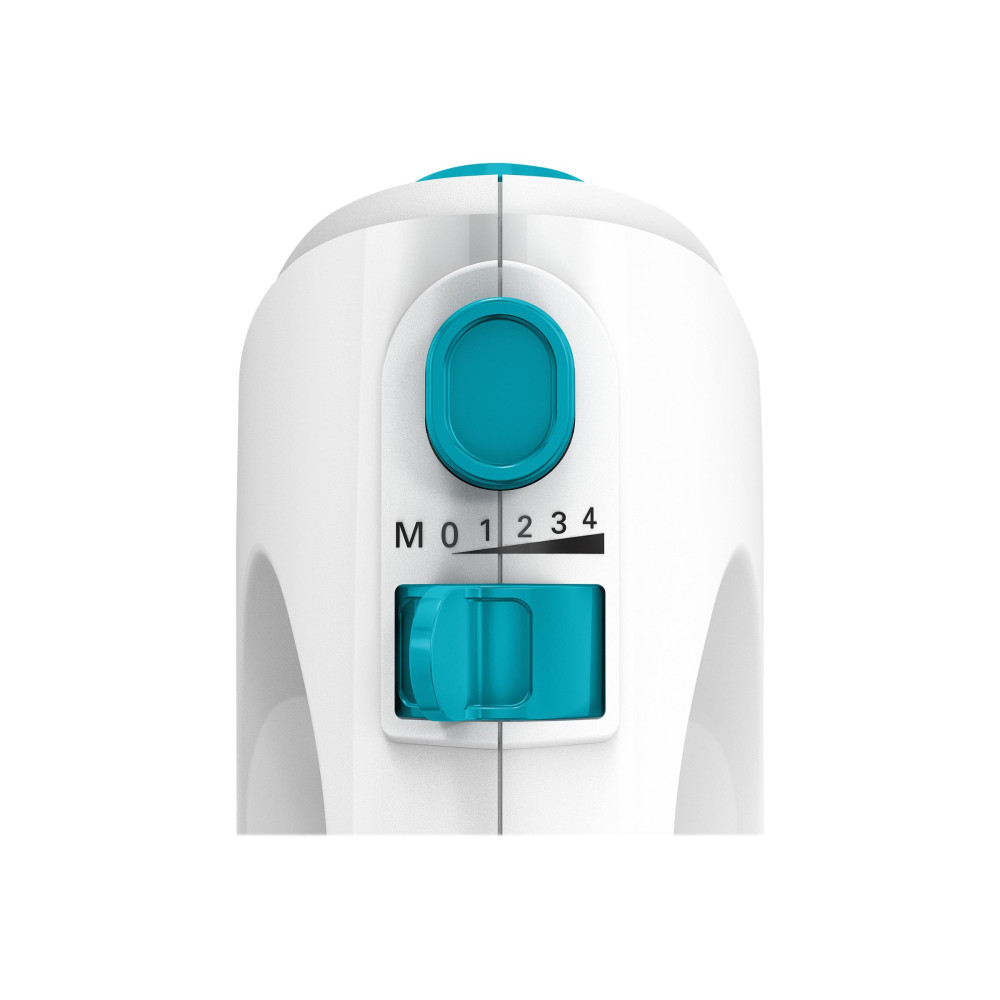 Produktbild för Bosch CleverMixx MFQ2210D - handmixer - vit/dynamisk blå