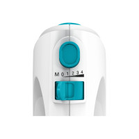 Produktbild för Bosch CleverMixx MFQ2210D - handmixer - vit/dynamisk blå