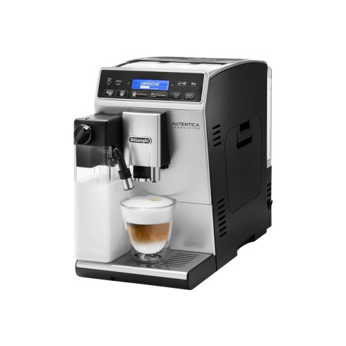 Delonghi De'Longhi Autentica Cappuccino ETAM 29.660.SB - automatisk kaffekokare med mjölkskummare - 15 bar - silver/svart