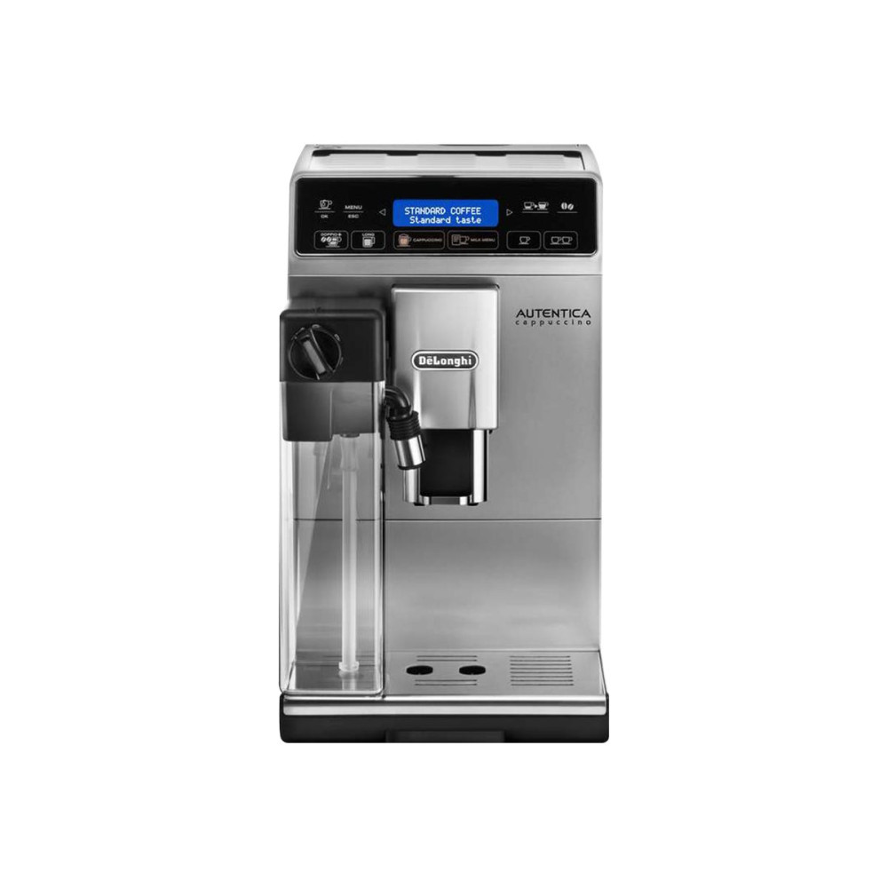 Produktbild för De'Longhi Autentica Cappuccino ETAM 29.660.SB - automatisk kaffekokare med mjölkskummare - 15 bar - silver/svart