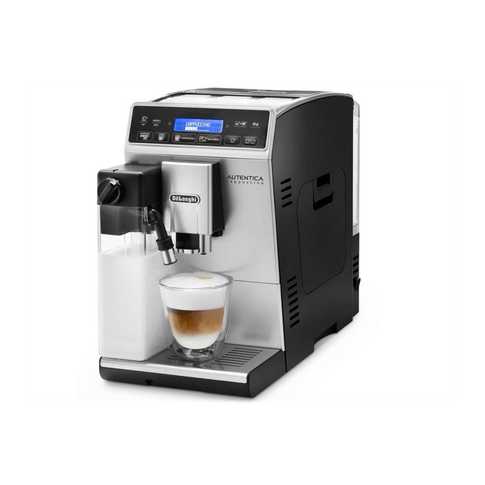 Produktbild för De'Longhi Autentica Cappuccino ETAM 29.660.SB - automatisk kaffekokare med mjölkskummare - 15 bar - silver/svart