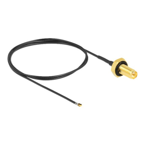 DeLOCK Delock antennkabel - 50 cm - grå, svart