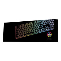 Produktbild för Sharkoon PureWriter RGB - tangentbord - fransk - svart Inmatningsenhet