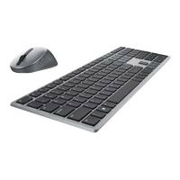 Produktbild för Dell Pro Plus Keyboard and Mouse KM7321W - sats med tangentbord och mus - QWERTZ - tysk - Titan gray Inmatningsenhet