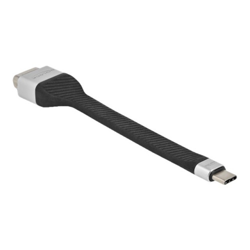 DeLOCK - USB/VGA-adapter - 24 pin USB-C till HD-15 (VGA) - 13 cm - Adaptrar & Hubbar