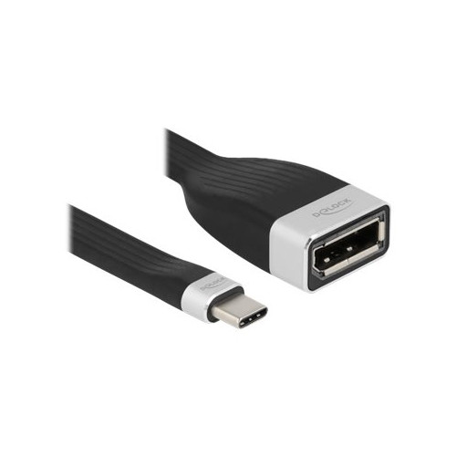 DeLOCK Delock - videokort - USB-C till DisplayPort - 13.5 cm