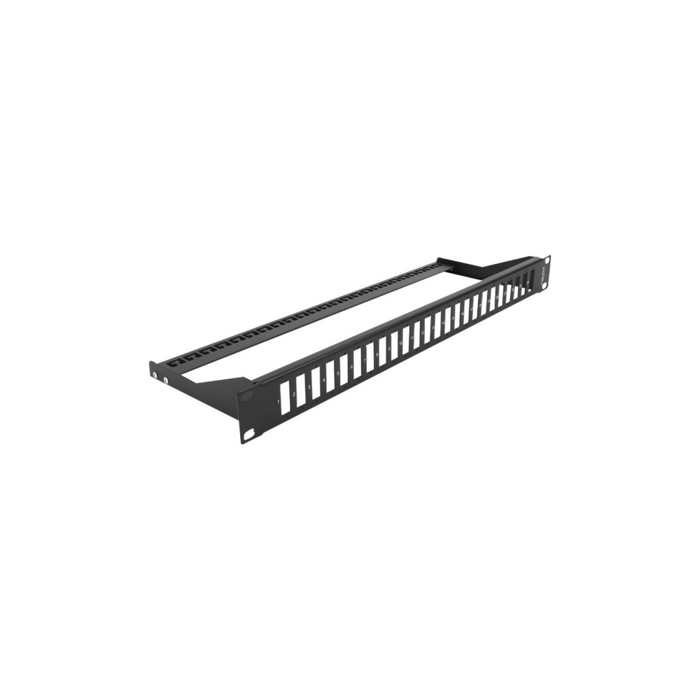 Produktbild för Delock kopplingspanel (tom) - 1U - 19"