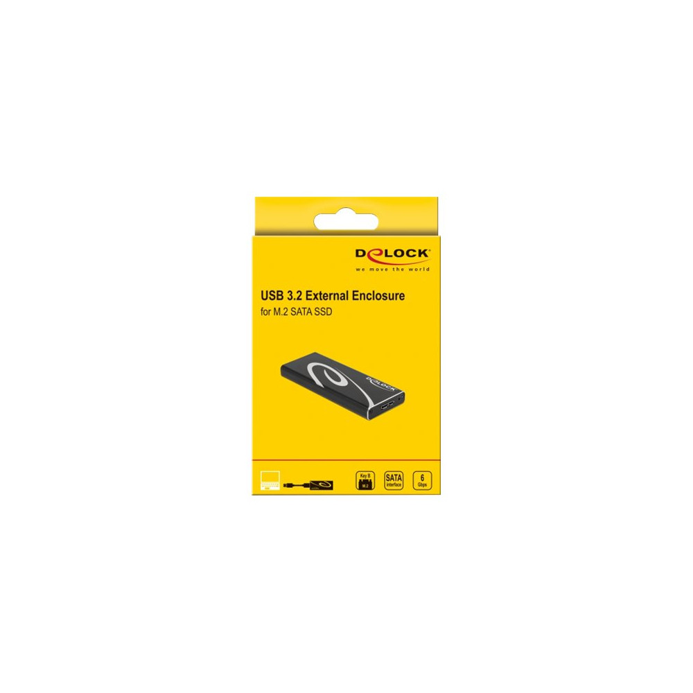 Produktbild för Delock - förvaringslåda - M.2 Card - USB 3.2 (Gen 2)