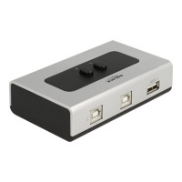 Produktbild för Delock - USB-växel - 2 portar