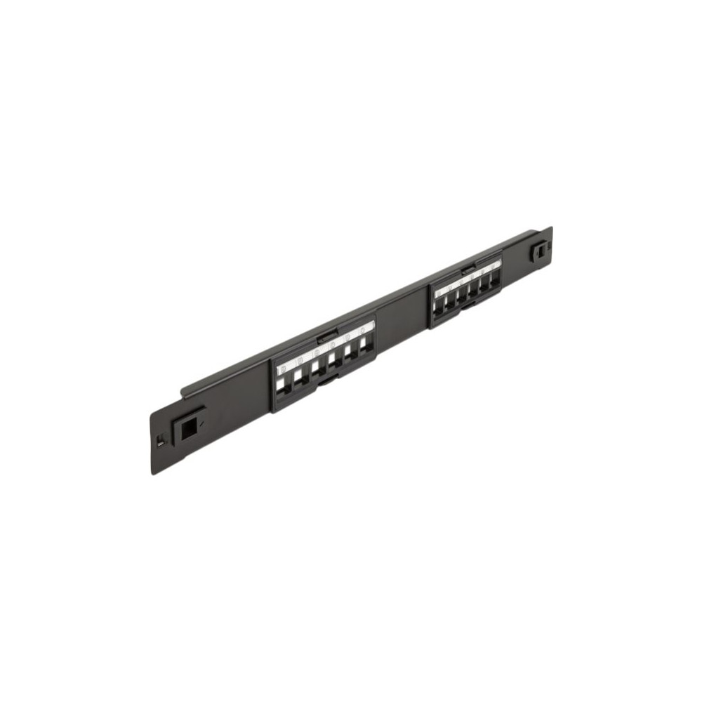 Produktbild för Delock kopplingspanel (tom) - 1U - 19"
