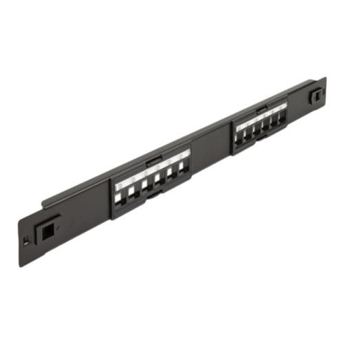 DeLOCK Delock kopplingspanel (tom) - 1U - 19"