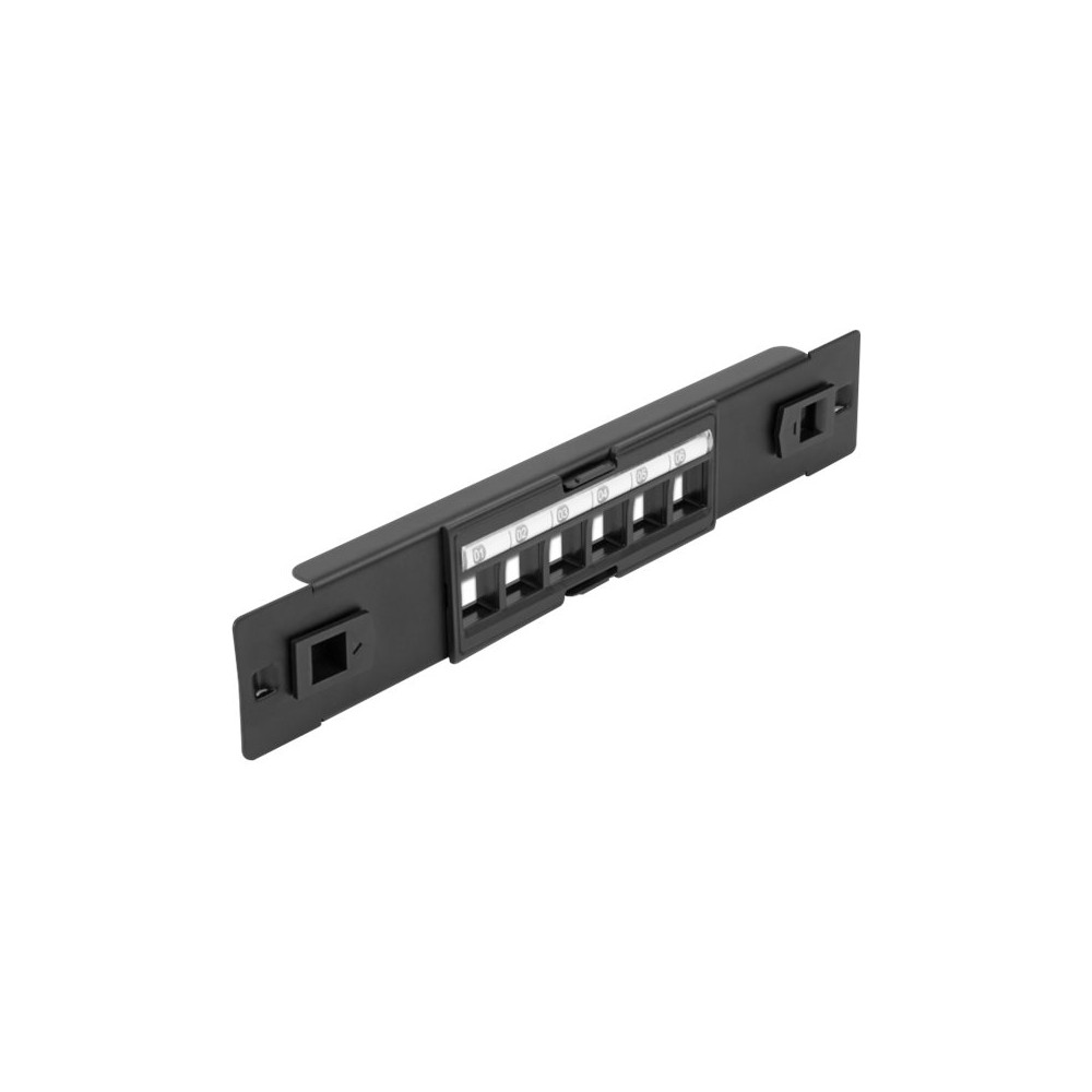 Produktbild för Delock blank keystone-patchpanel - 1U - 10"