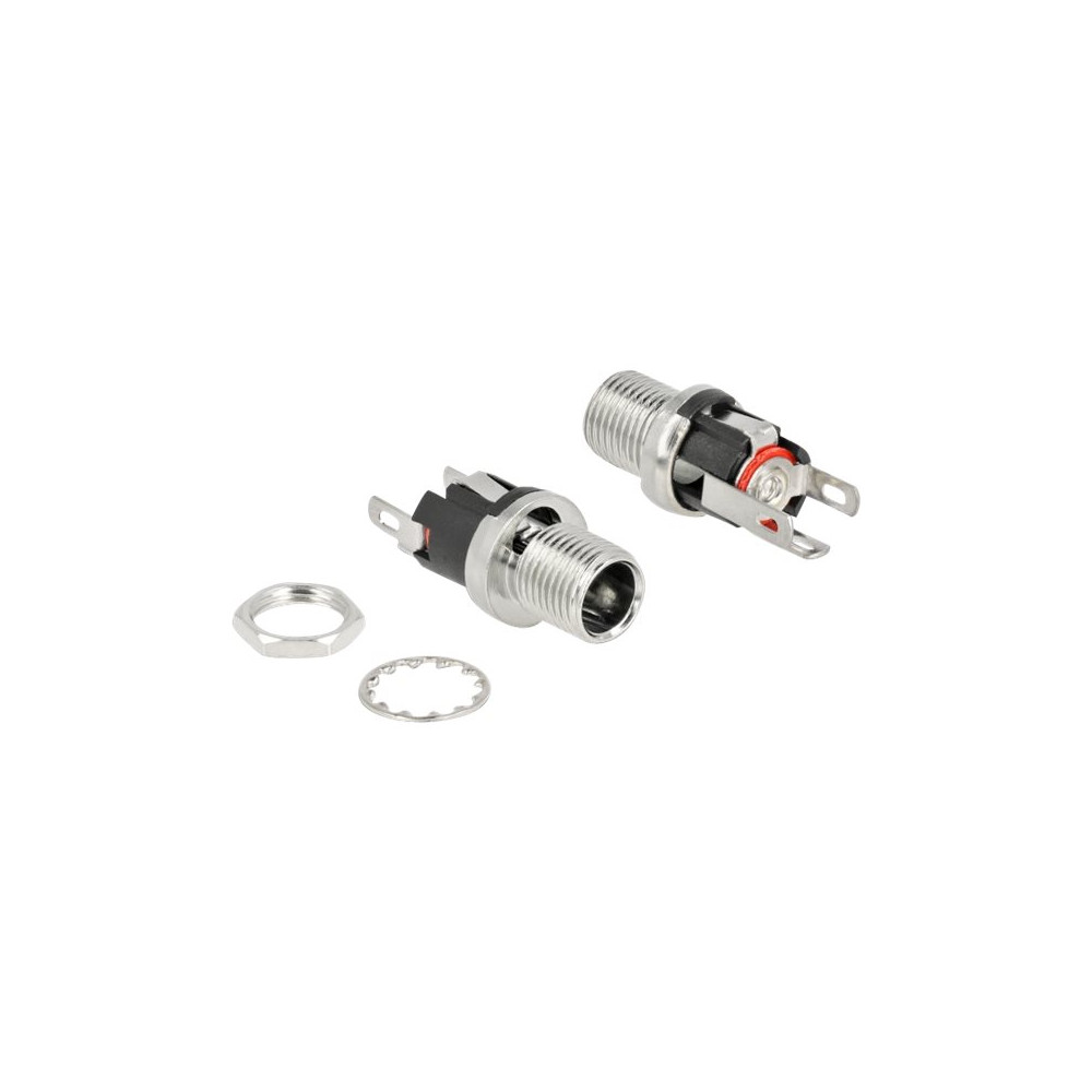 Produktbild för Delock - elkontakt - DC-jack 5,5 x 2,1 mm