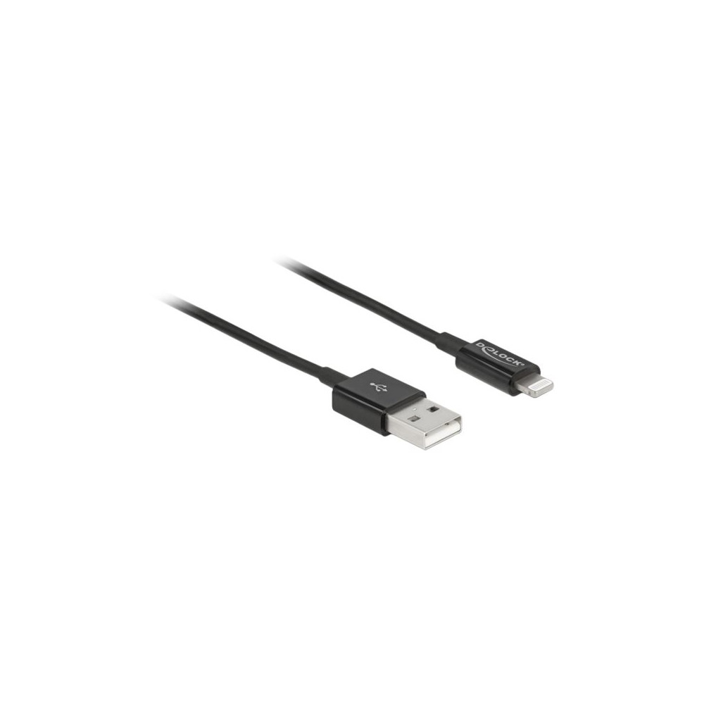Produktbild för Delock Lightning-kabel - 1 m
