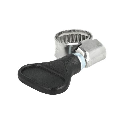 DeLOCK Delock - hose clamp - lämplig för 8 - 12 mm hose - svart (paket om 5)