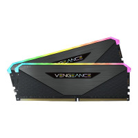 Produktbild för CORSAIR Vengeance RGB RT - DDR4 - sats - 16 GB: 2 x 8 GB - DIMM 288-pin / PC4-25600 - ej buffrad
