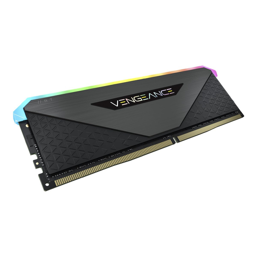 Produktbild för CORSAIR Vengeance RGB RT - DDR4 - sats - 16 GB: 2 x 8 GB - DIMM 288-pin / PC4-25600 - ej buffrad