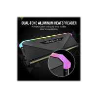 Produktbild för CORSAIR Vengeance RGB RT - DDR4 - sats - 16 GB: 2 x 8 GB - DIMM 288-pin / PC4-25600 - ej buffrad