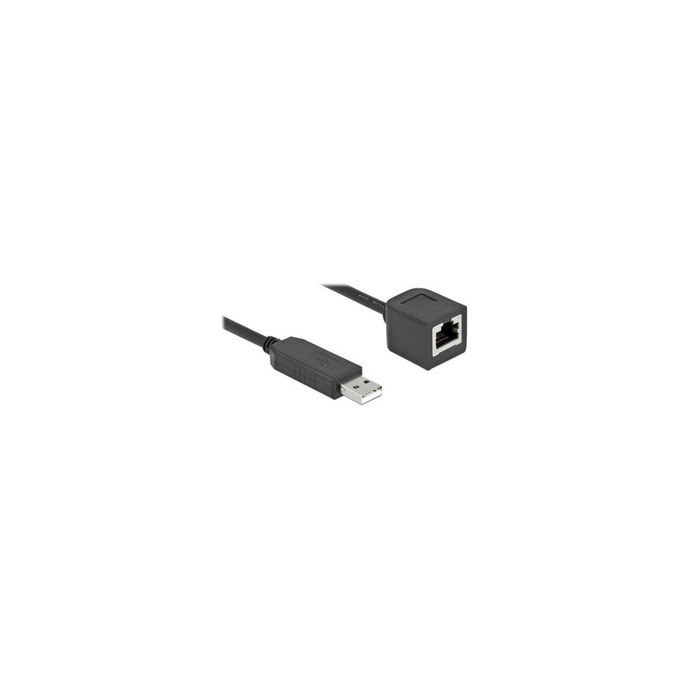 Produktbild för Delock seriell adapter - 2 m - svart