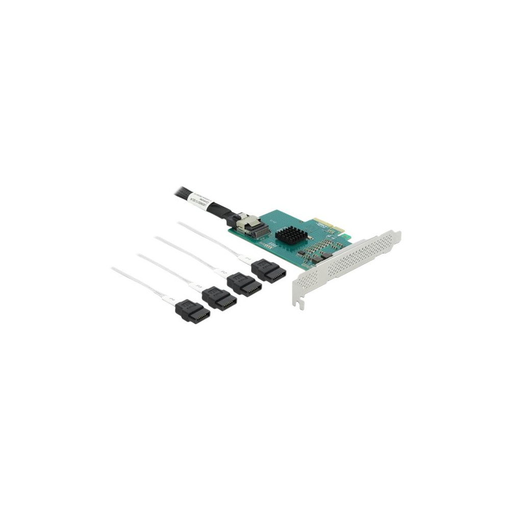 Produktbild för Delock - kontrollerkort (RAID) - SATA 6Gb/s - PCIe 2.0 x4