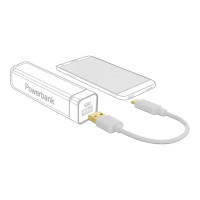 Produktbild för Delock - USB typ C-kabel - USB (endast ström) till USB-C (enbart ström) - 15 cm
