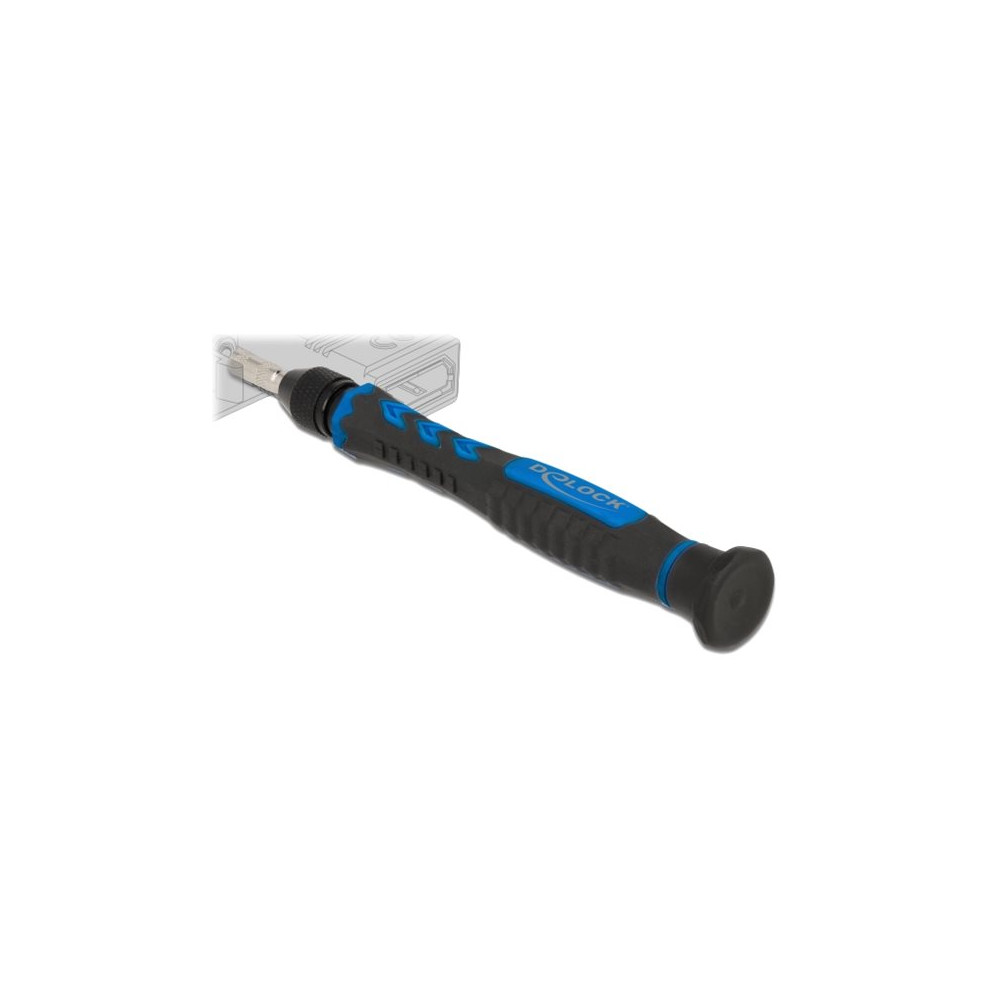 Produktbild för Delock - screwdriver handle with socket set - 8 delar