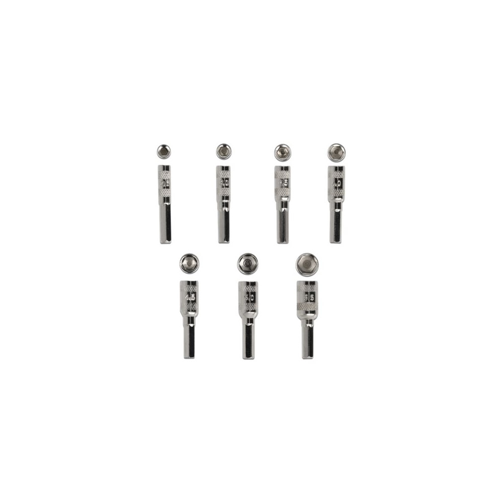 Produktbild för Delock - screwdriver handle with socket set - 8 delar