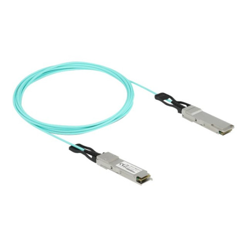 DeLOCK Delock Ethernet 40GBase-AOC-kabel - 3 m - havsblå