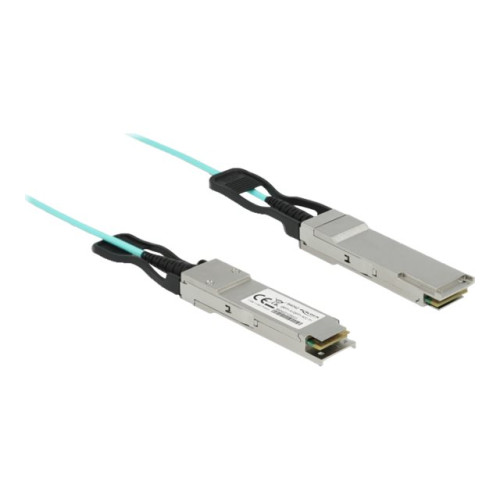 DeLOCK Delock Ethernet 40GBase-AOC-kabel - 5 m - havsblå