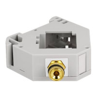 Produktbild för Delock adapter för montering av trapetsjack på DIN-skena
