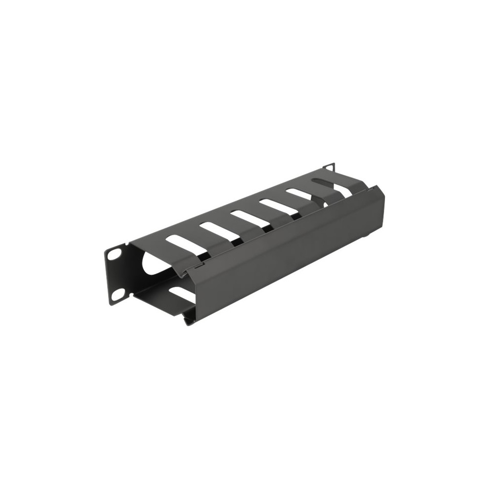 Produktbild för Delock rack cable management routing panel - 1U - 10" - with opening
