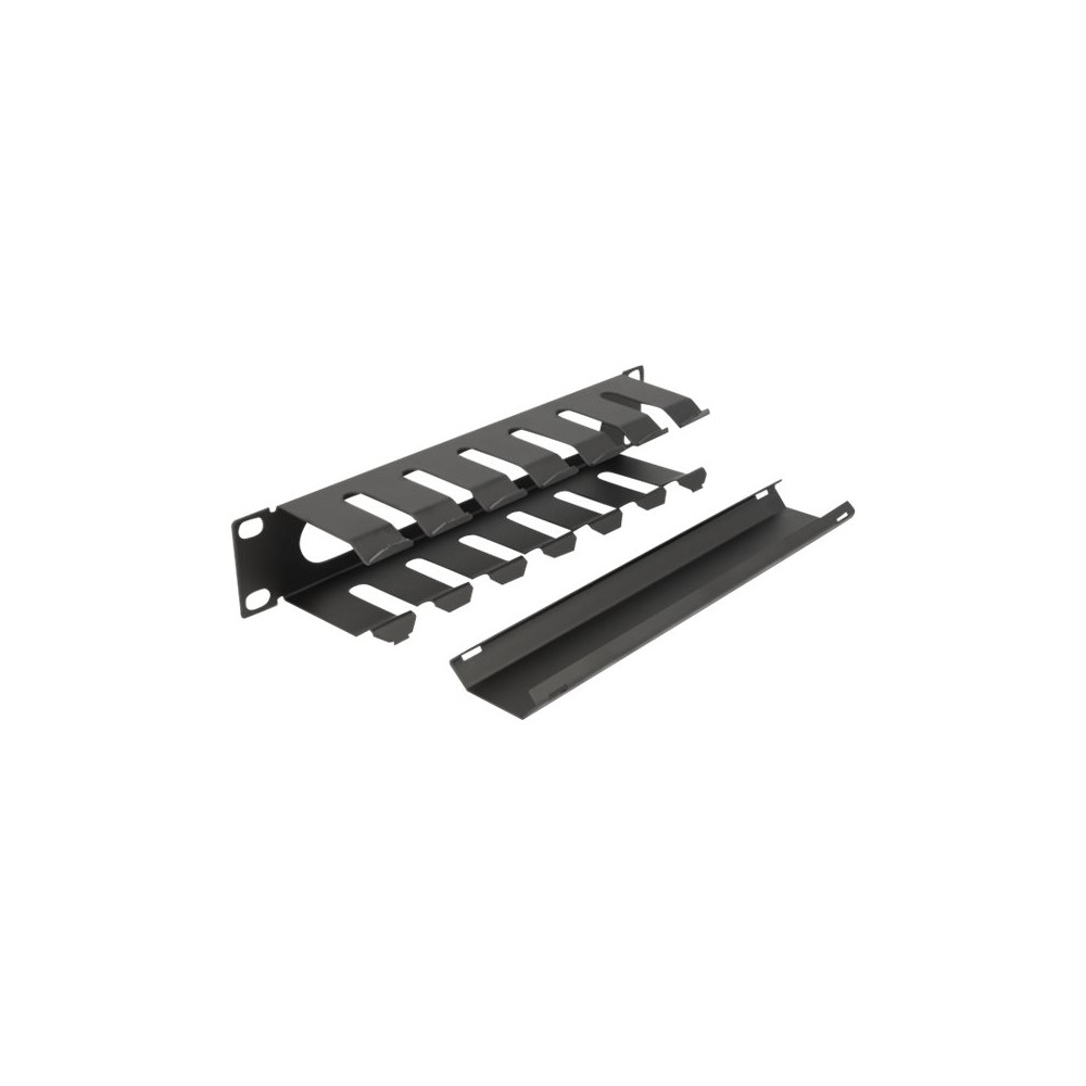 Produktbild för Delock rack cable management routing panel - 1U - 10" - with opening