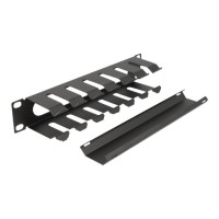 Produktbild för Delock rack cable management routing panel - 1U - 10" - with opening
